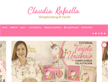 Tablet Screenshot of claudiarafaella.com